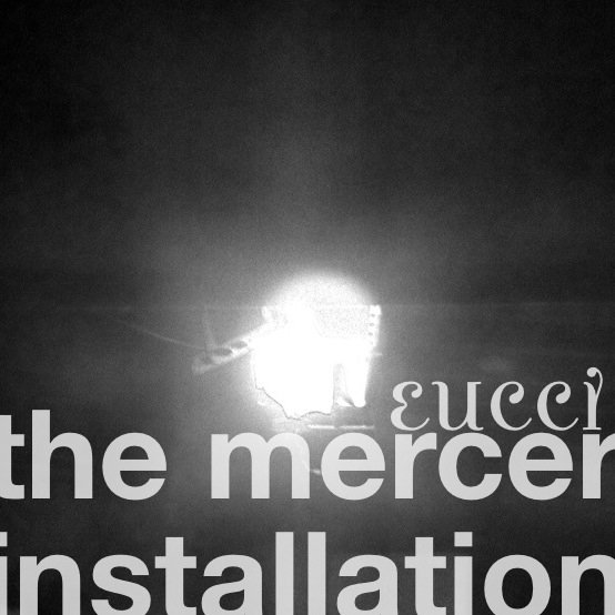 Eucci, The Mercer Installation Artwork and Flyer
